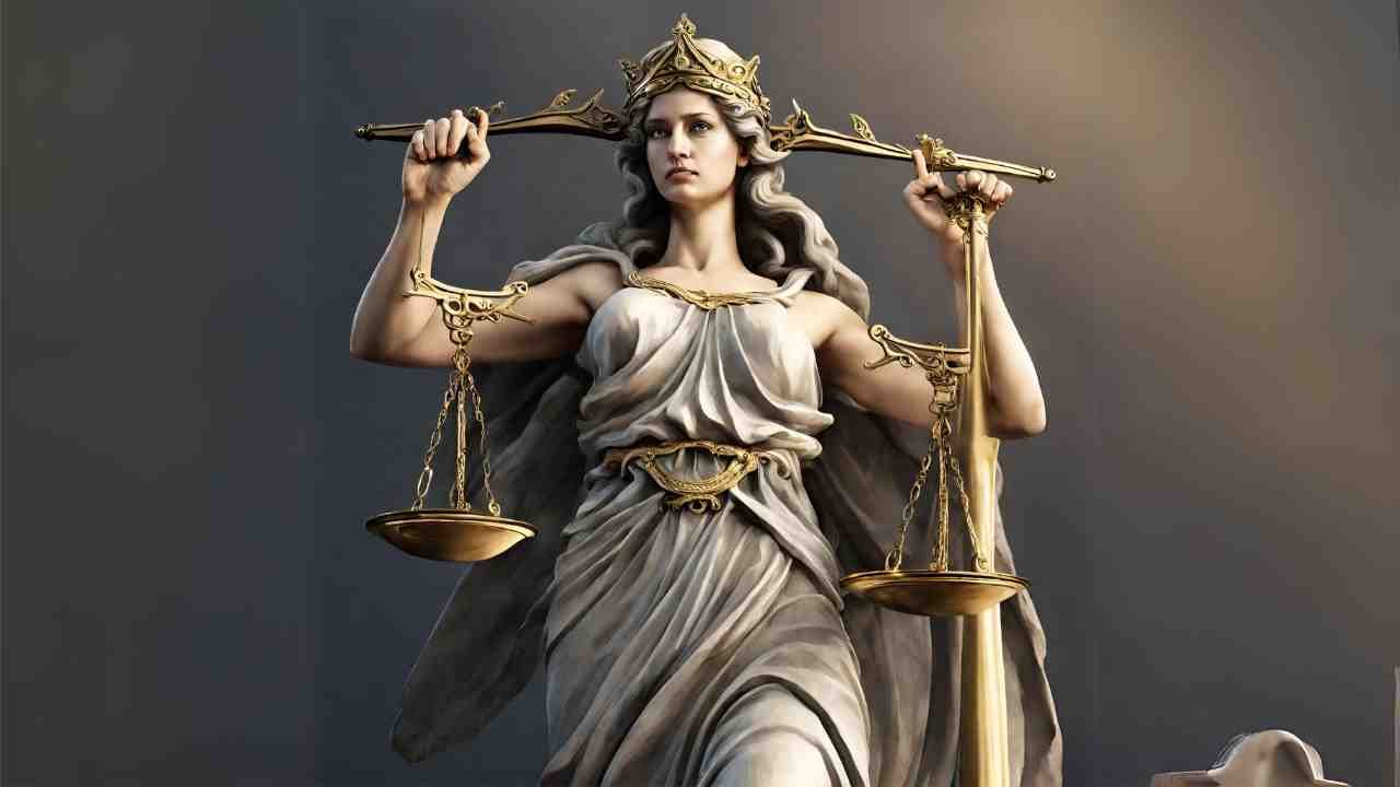 déesse de la justice, jugement dernier