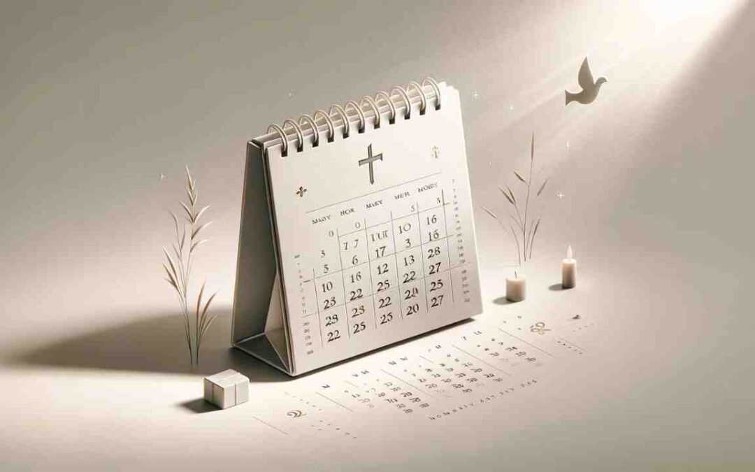 Calendrier des Fêtes Catholiques 2024