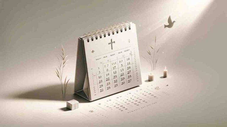 Calendrier des Fêtes Catholiques 2024