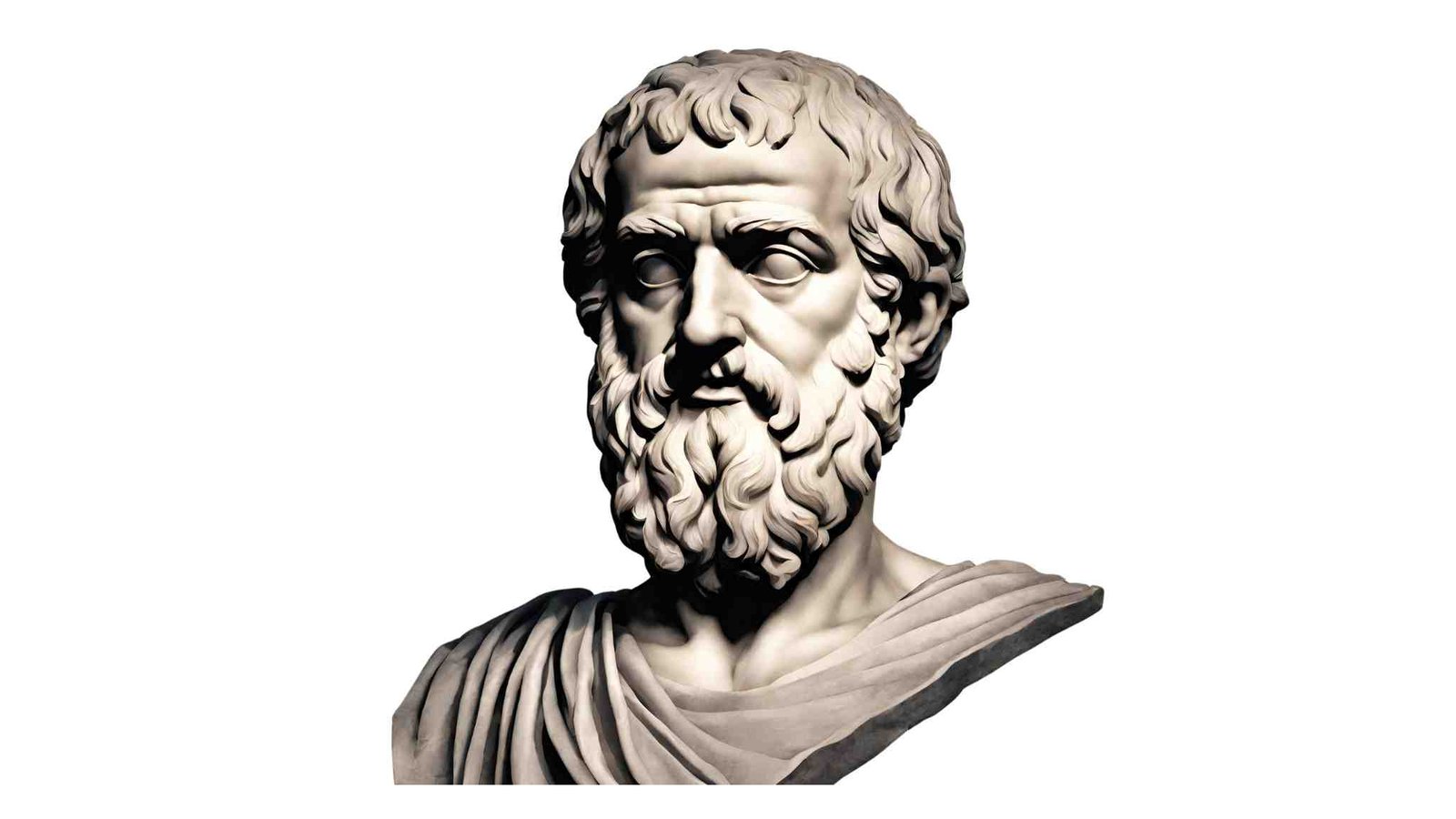 représentation buste de Platon image générée