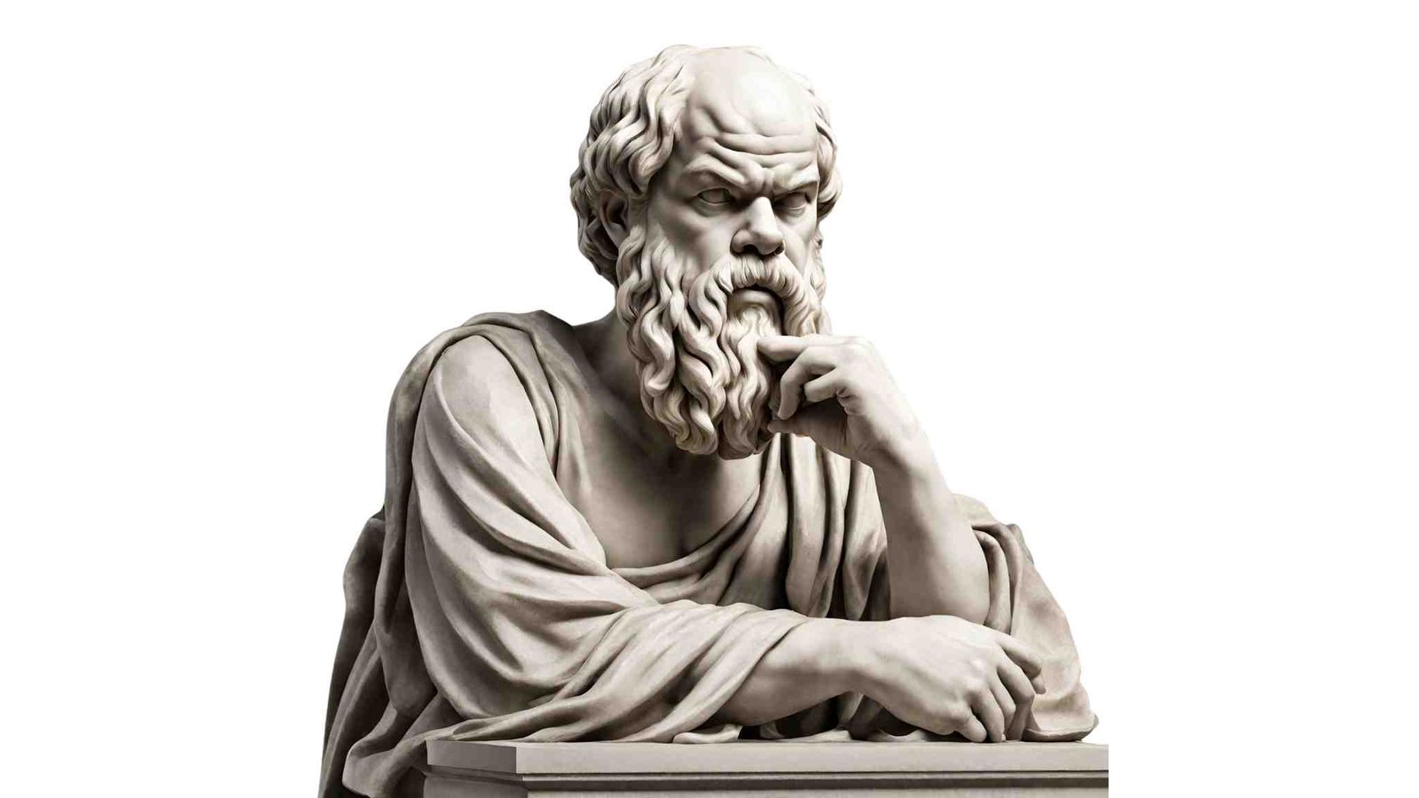 Buste généré de Socrate