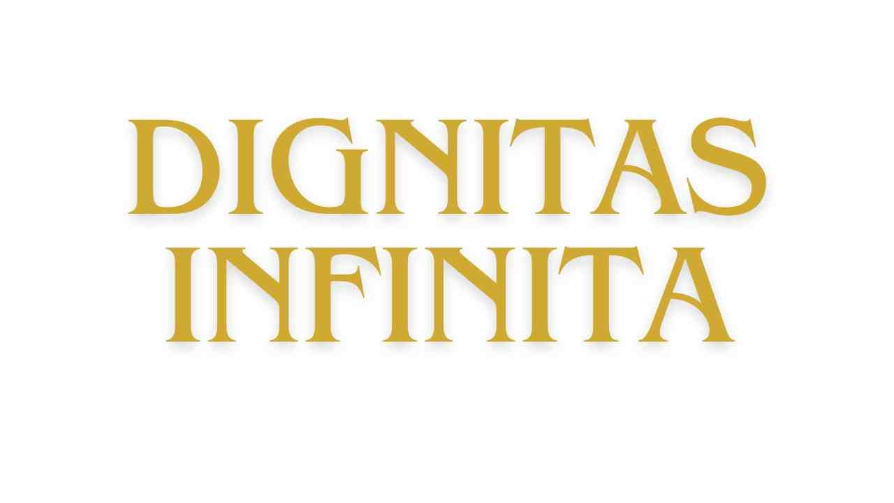 dignitas infinita, texte intégral