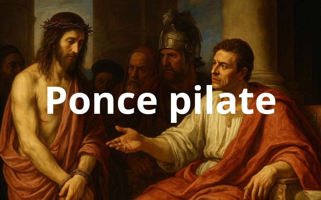 Ponce Pilate : pouvoir romain et mystère chrétien autour d’un gouverneur