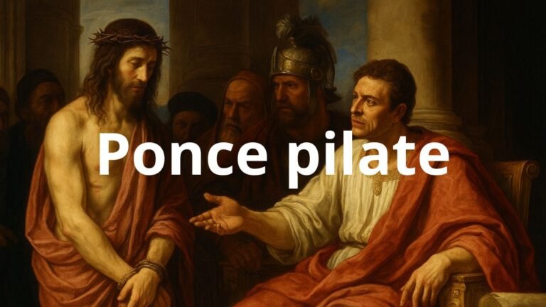 Ponce Pilate : pouvoir romain et mystère chrétien autour d’un gouverneur
