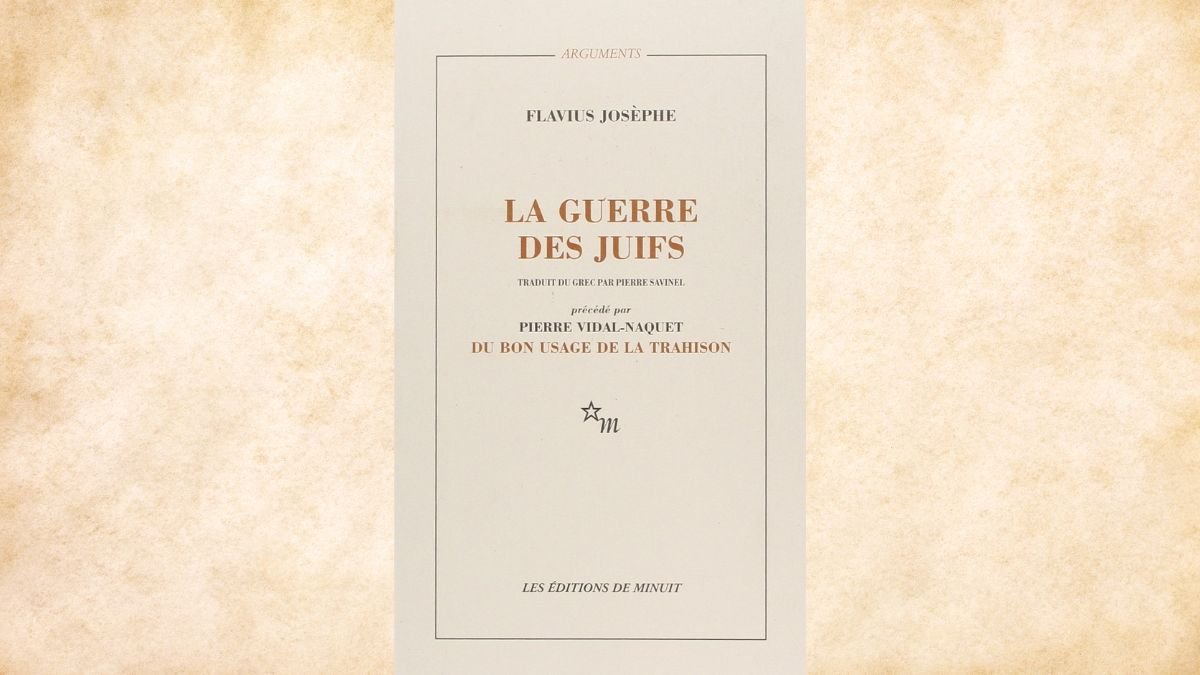 couverture du livre "la guerre des juifs" de Flavius Josephe