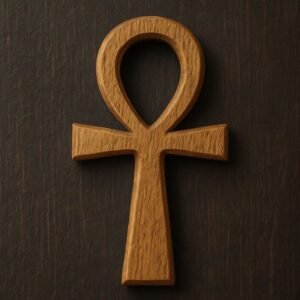 croix ansée en bois