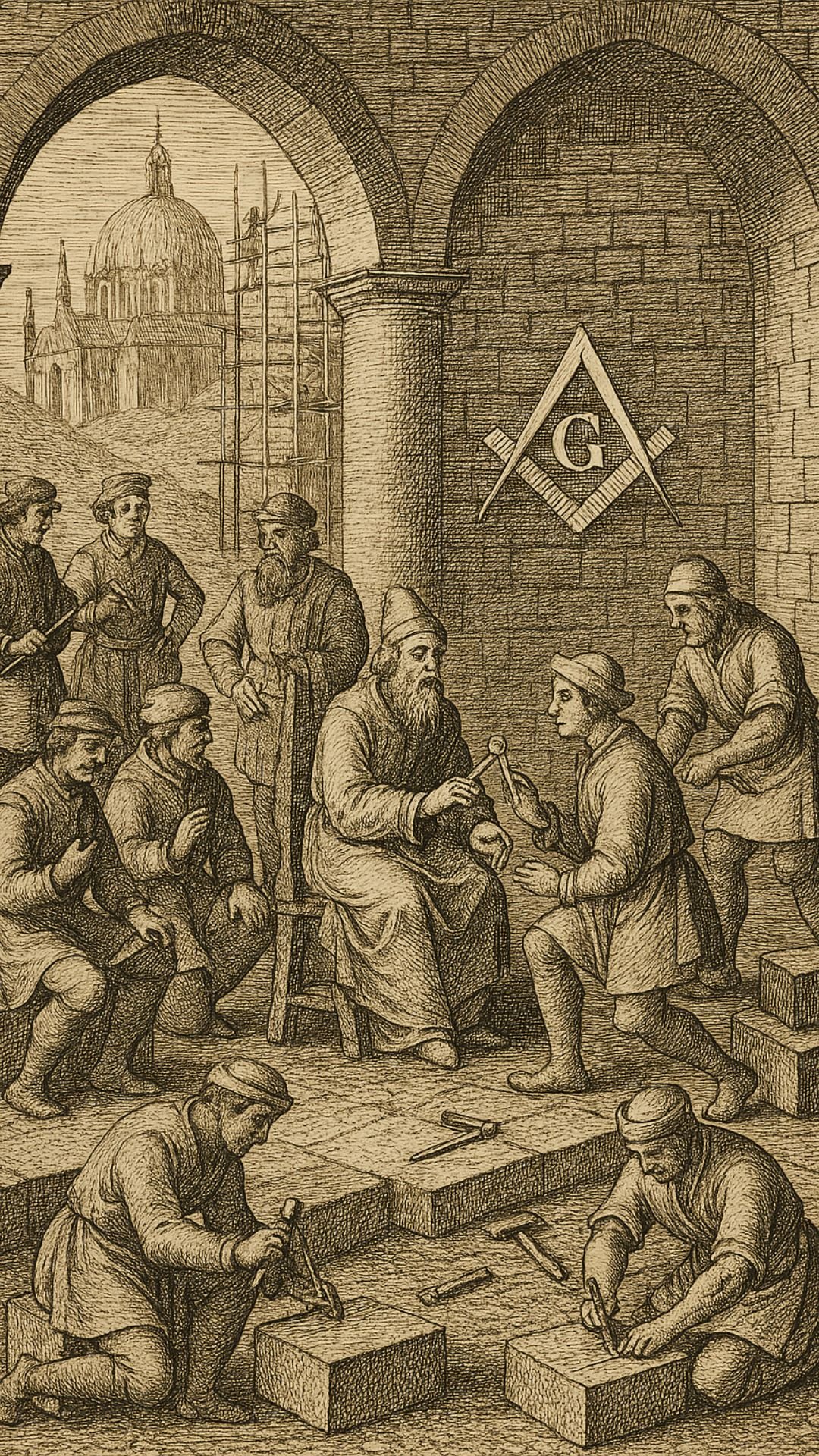 Origines médiévales de la franc-maçonnerie – bâtisseurs et symboles maçonniques historiques