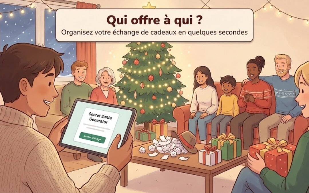 Qui offre à qui ? Organisez votre échange de cadeaux en quelques secondes