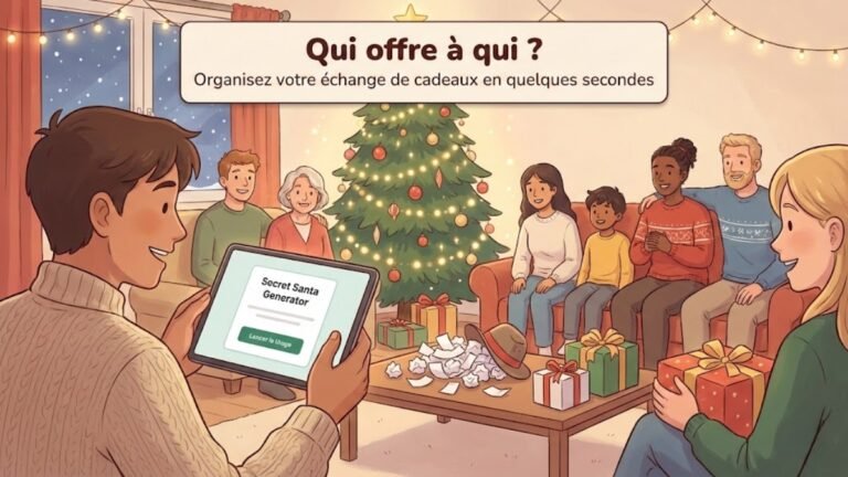 Qui offre à qui ? Organisez votre échange de cadeaux en quelques secondes