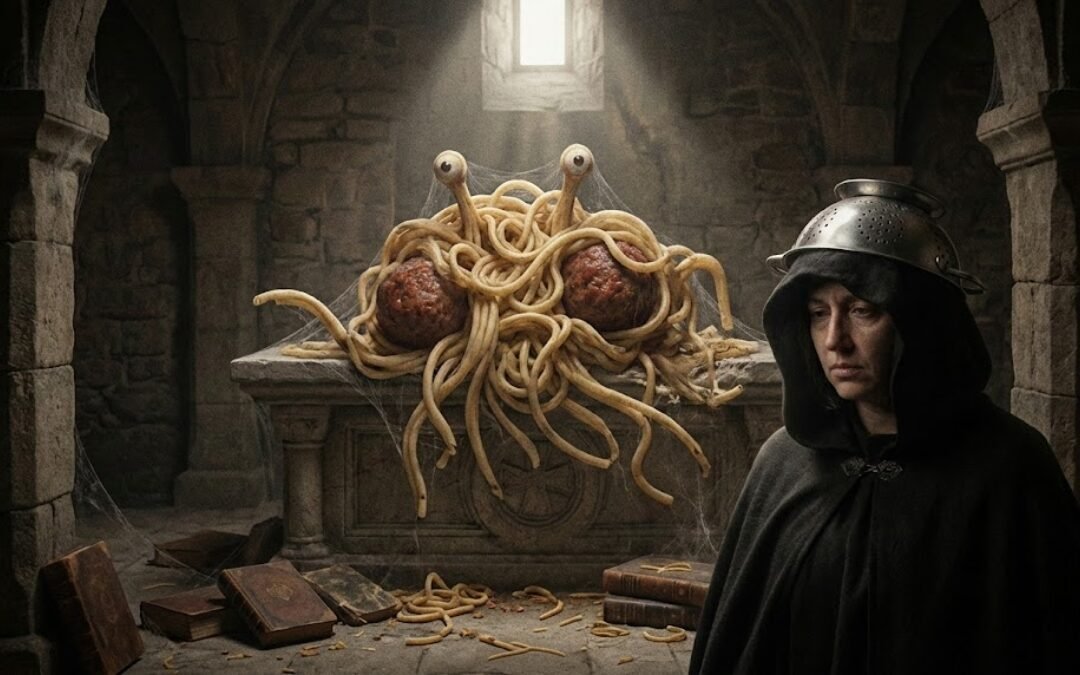 Le Dieu Spaghetti est mort : Comment une blague de geek est devenue le cauchemar des tribunaux