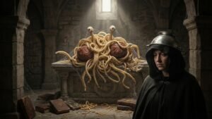 Le Dieu Spaghetti est mort : Comment une blague de geek est devenue le cauchemar des tribunaux