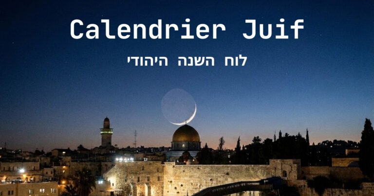 Le calendrier juif : comment compte-t-on les années depuis la Création du monde ?