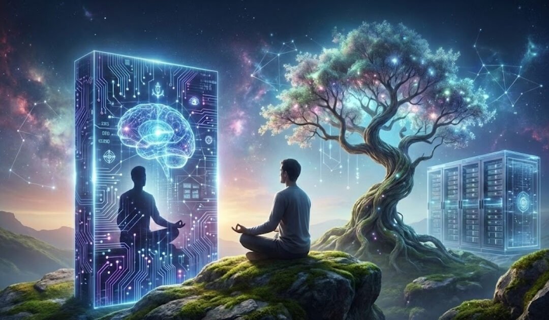 L&rsquo;Intelligence Artificielle et la Spiritualité : Quand la Technologie Devient Miroir de l&rsquo;Âme