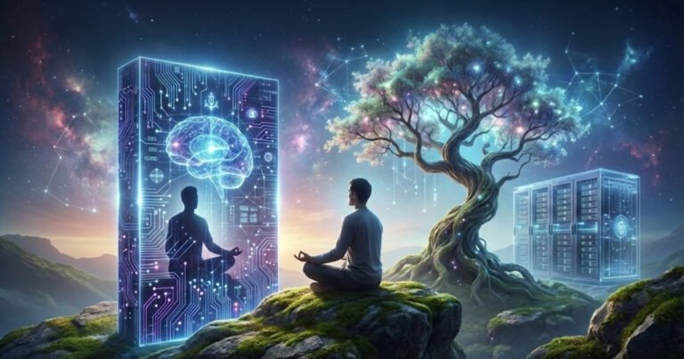 L&rsquo;Intelligence Artificielle et la Spiritualité : Quand la Technologie Devient Miroir de l&rsquo;Âme