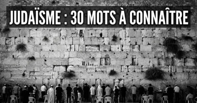 Le judaïsme en 30 mots : dictionnaire pour ceux qui confondent tout