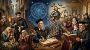 La folle histoire de Nostradamus : apothicaire, pestiféré, conseiller de reine et prophète malgré lui