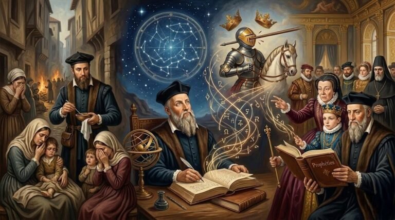 La folle histoire de Nostradamus : apothicaire, pestiféré, conseiller de reine et prophète malgré lui