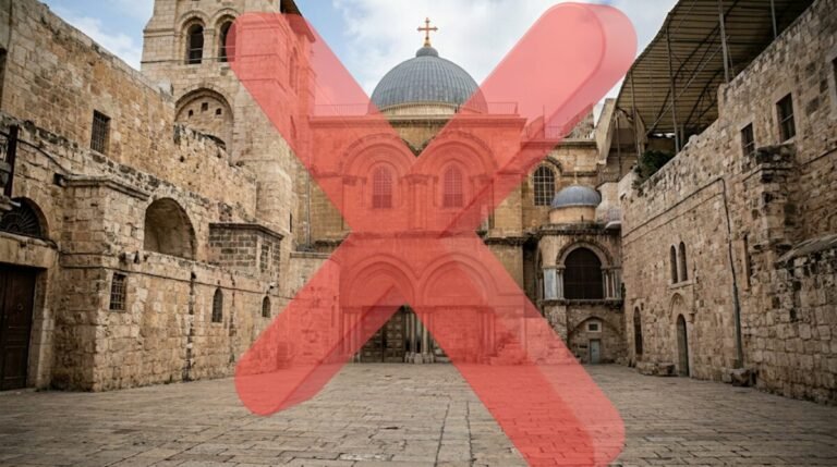 Pâques 2026 à Jérusalem : quand le Saint-Sépulcre ferme ses portes aux chrétiens