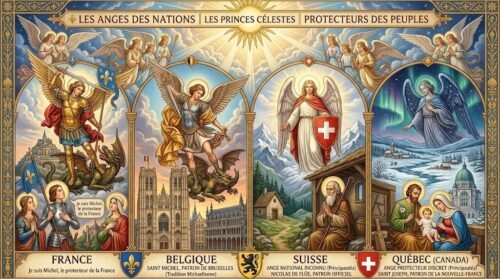 Les anges des nations : qui veille sur la France, la Belgique, la Suisse et le Québec