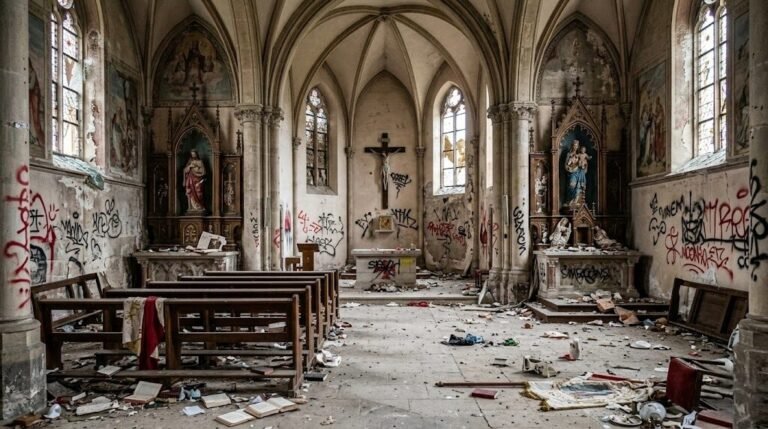 Qu’est-ce que la profanation d’une église ? Le canon 1210 expliqué